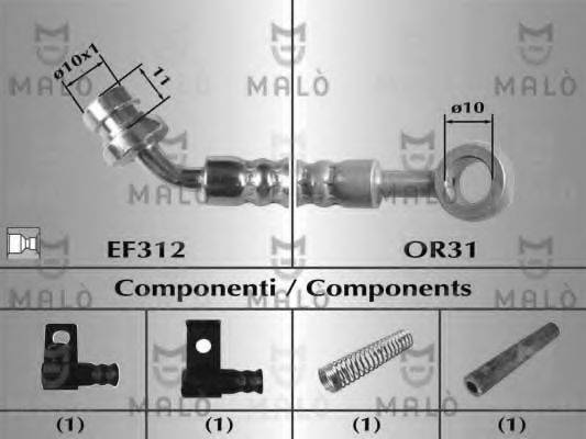 MALO 80675 Гальмівний шланг