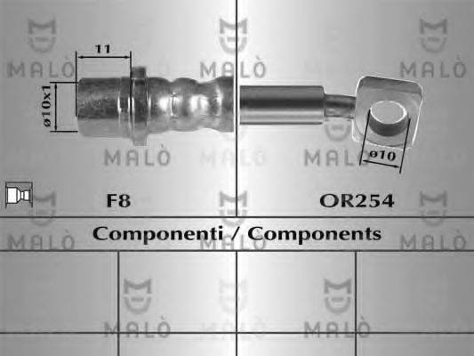 MALO 80850 Гальмівний шланг