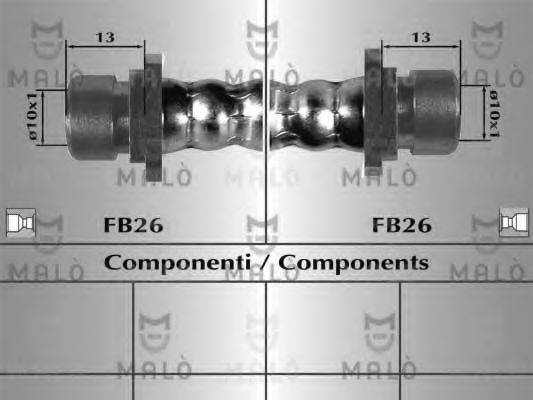 MALO 80979 Гальмівний шланг