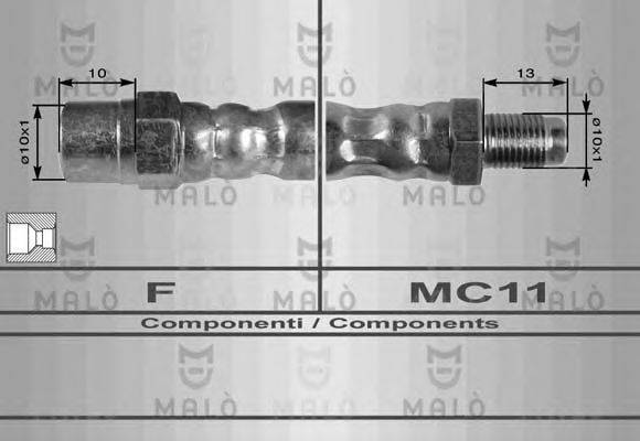 MALO 8289 Гальмівний шланг