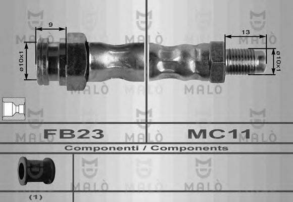 MALO 8350 Гальмівний шланг