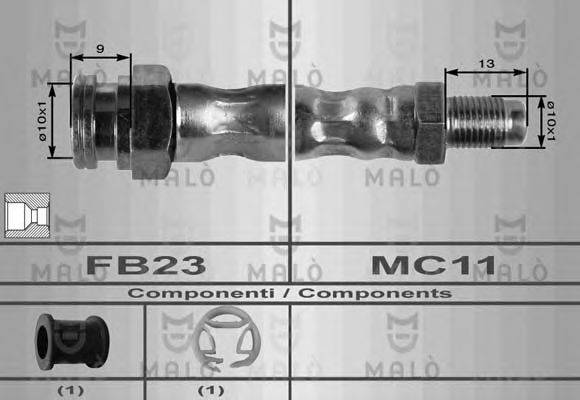 MALO 8353 Гальмівний шланг