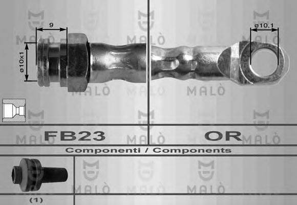 MALO 8373 Гальмівний шланг