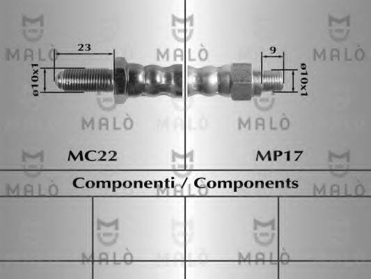 MALO 8377 Гальмівний шланг