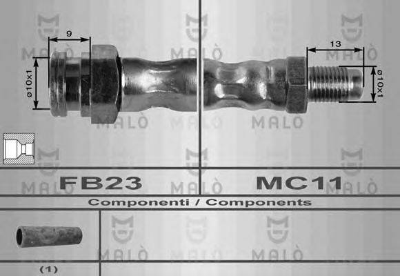 MALO 8385 Гальмівний шланг