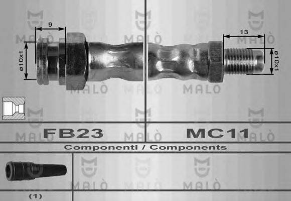 MALO 8390 Гальмівний шланг