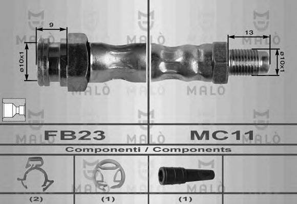 MALO 8416 Гальмівний шланг