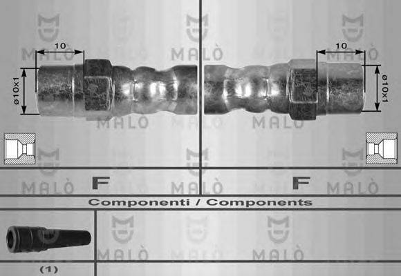MALO 8423 Гальмівний шланг