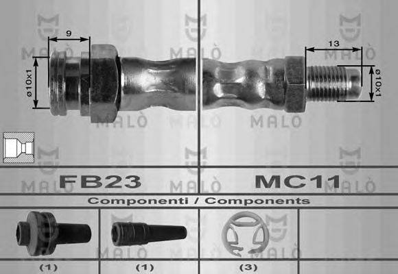 MALO 8447 Гальмівний шланг