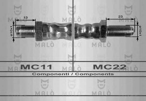 MALO 8454 Гальмівний шланг