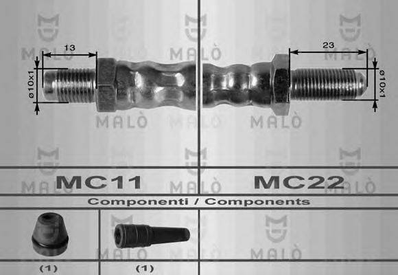 MALO 8461 Гальмівний шланг