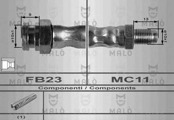 MALO 8532 Гальмівний шланг