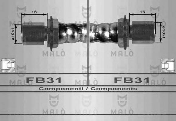 MALO 8538 Гальмівний шланг