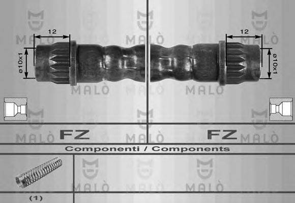 MALO 8573 Гальмівний шланг