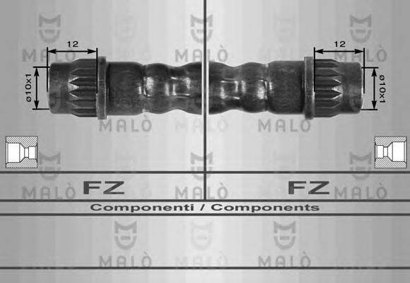 MALO 8576 Гальмівний шланг
