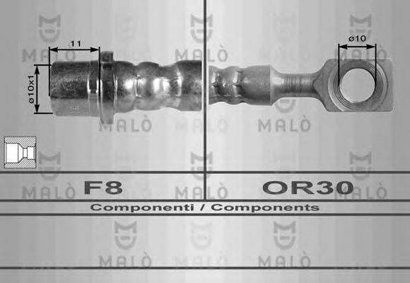 MALO 8936 Гальмівний шланг