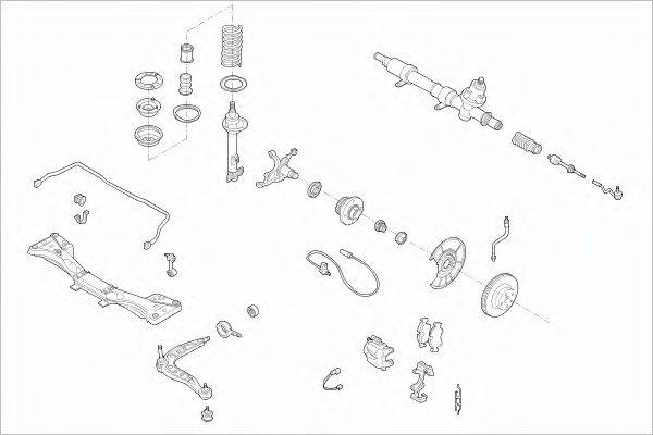 SACHS BMW3TOUFS004 Рульове управління; Підвіска колеса