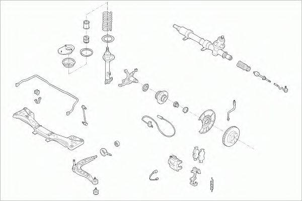 SACHS BMW3COUFS006 Рульове управління; Підвіска колеса