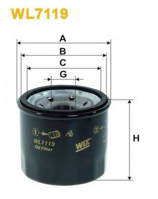 WIX FILTERS WL7119 Масляний фільтр