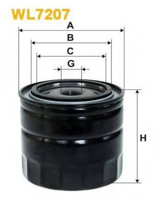 WIX FILTERS WL7207 Масляний фільтр