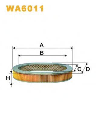 WIX FILTERS WA6011 Повітряний фільтр