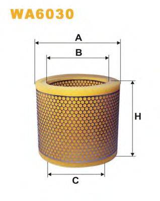 WIX FILTERS WA6030 Повітряний фільтр