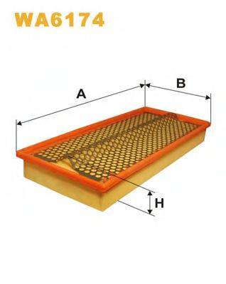 WIX FILTERS WA6174 Повітряний фільтр