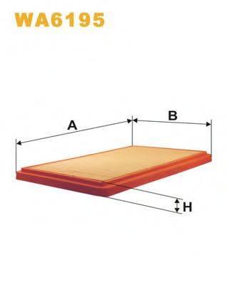 WIX FILTERS WA6195 Повітряний фільтр
