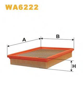 WIX FILTERS WA6222 Повітряний фільтр