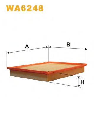 WIX FILTERS WA6248 Повітряний фільтр