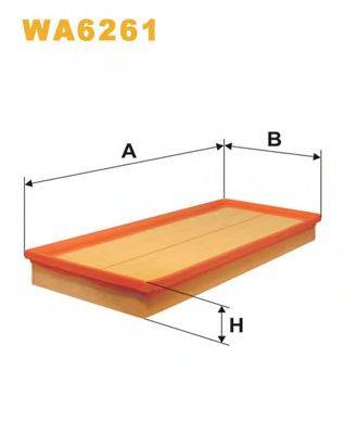 WIX FILTERS WA6261 Повітряний фільтр