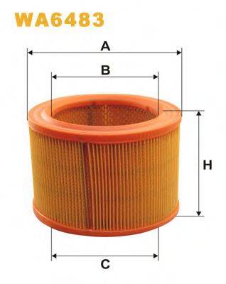 WIX FILTERS WA6483 Повітряний фільтр