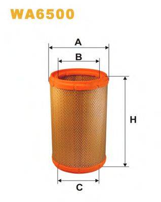 WIX FILTERS WA6500 Повітряний фільтр