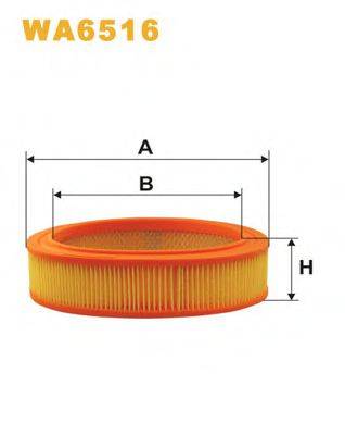 WIX FILTERS WA6516 Повітряний фільтр