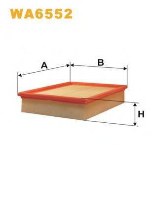 WIX FILTERS WA6552 Повітряний фільтр
