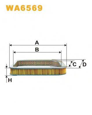 WIX FILTERS WA6569 Повітряний фільтр