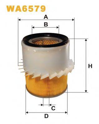 WIX FILTERS WA6579 Повітряний фільтр