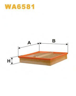 WIX FILTERS WA6581 Повітряний фільтр