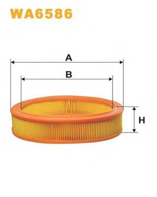 WIX FILTERS WA6586 Повітряний фільтр