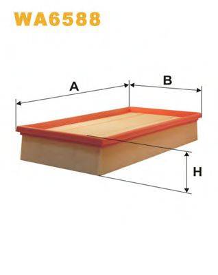 WIX FILTERS WA6588 Повітряний фільтр