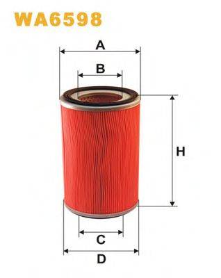 WIX FILTERS WA6598 Повітряний фільтр