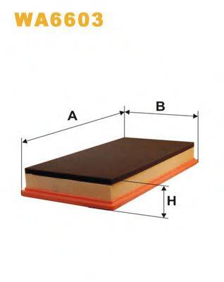 WIX FILTERS WA6603 Повітряний фільтр