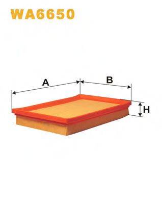 WIX FILTERS WA6650 Повітряний фільтр