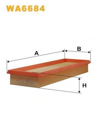 WIX FILTERS WA6684 Повітряний фільтр