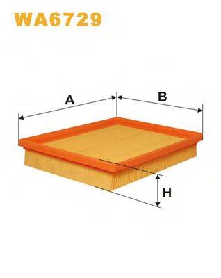 WIX FILTERS WA6729 Повітряний фільтр