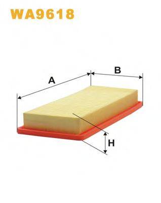 WIX FILTERS WA9618 Повітряний фільтр
