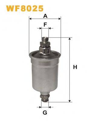 WIX FILTERS WF8025 Паливний фільтр