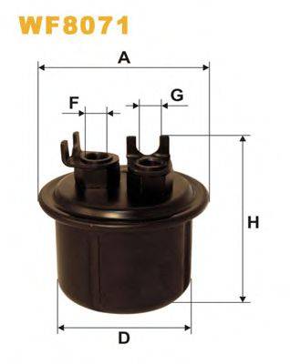 WIX FILTERS WF8071 Паливний фільтр