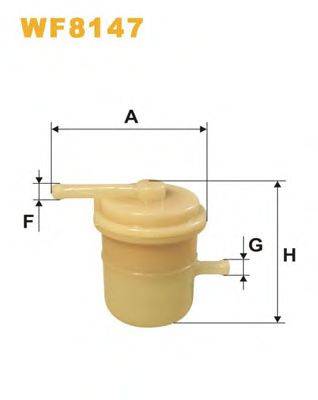 WIX FILTERS WF8147 Паливний фільтр