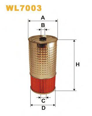 WIX FILTERS WL7003 Масляний фільтр